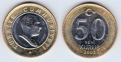 50 yeni kurus, 2005, 919