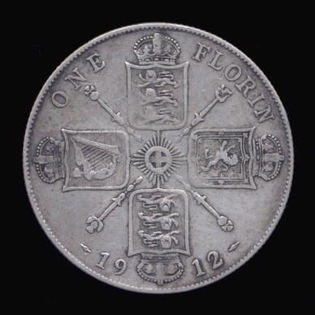 1 florin, Anglia, George al V-lea, 1918