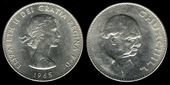 25 new pence, 1964, Churchill, 353