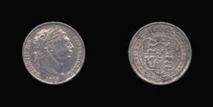 six pence, Anglia, George III (1760-1820), 1817