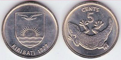 5 centi, 1979, Kiribati, 908