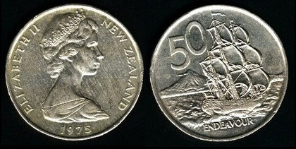 50 centi, 1981, Elisabeta II, 268 - Oceania
