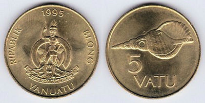 5 vatu, 1999, 819 - Oceania