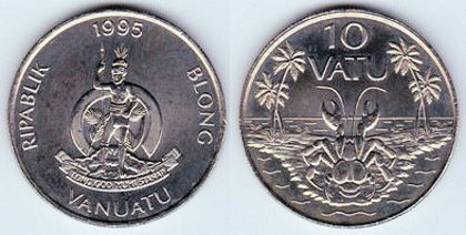 10 vatu, 1999, 820 - Oceania