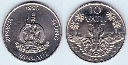 10 vatu, 1999, 820