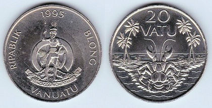 20 vatu, 1999, 821 - Oceania
