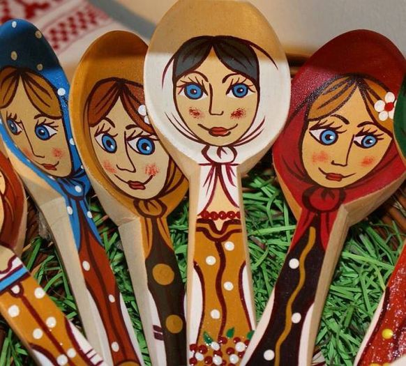 linguri-pictate-din-moldova--diferite-modele-1000-7 - LINGURI DE LEMN PICTATE MANUAL - tel 0771503314