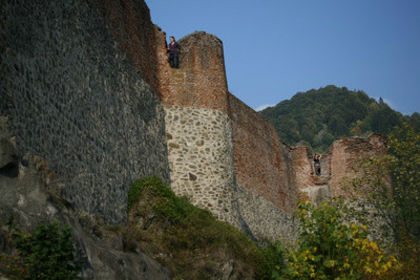 Cetatea Poienari detaliu - 94 Cetatea Poienari Cetatea lui Dracula