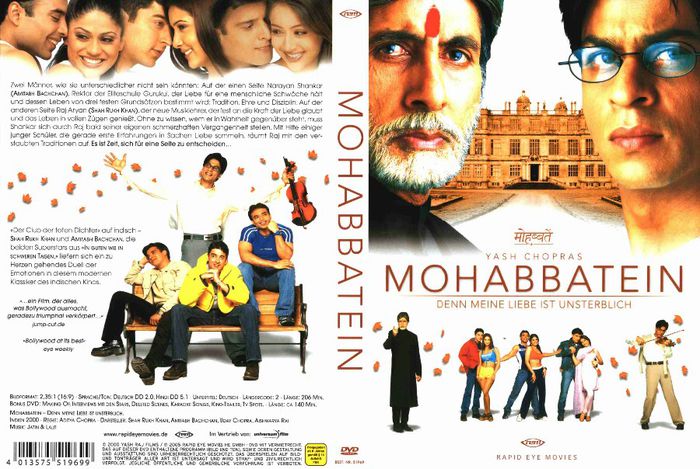 max1382164699-front-cover - Mohabbatein - Dragoste si ura