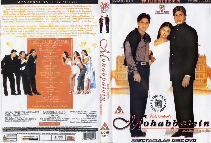 max1382164700-back-cover - Mohabbatein - Dragoste si ura