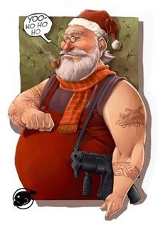 gangstah_santa_by_WakaBee - IMAGINI HAIOASE CU MOSH CRACIUN HAHA