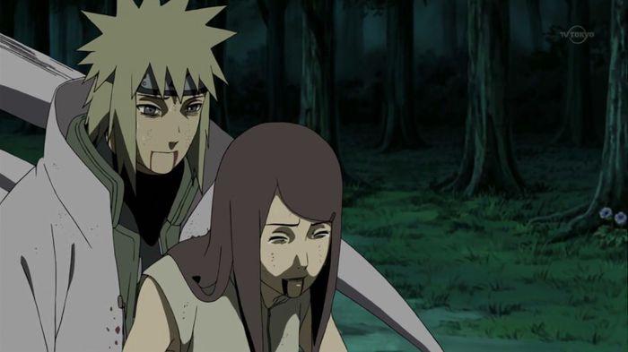 Day 25-Saddest Anime Death--Minato and Kushina