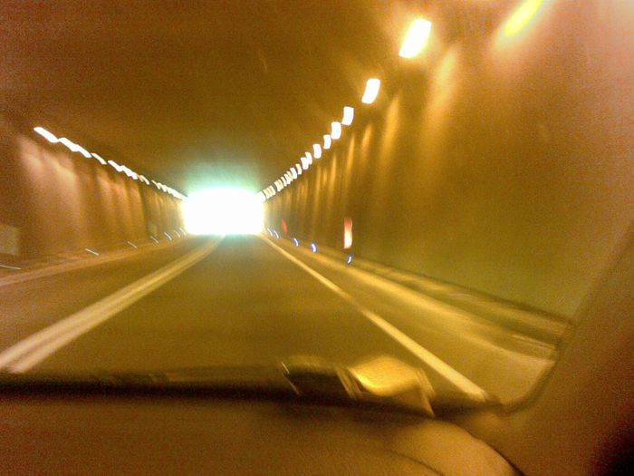 tunel in drum spre Brescia