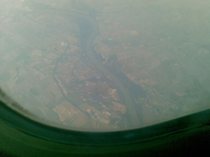 Dunarea vazuta din avion