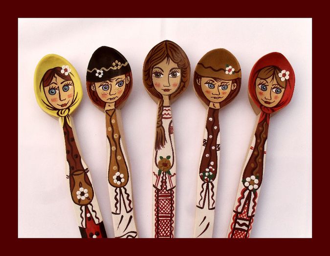 SDC16280 - LINGURI DE LEMN PICTATE MANUAL - tel 0771503314