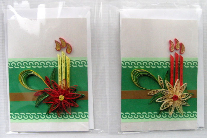 IMG_2251 - Quilling Christmas cards-Felicitari de craciun