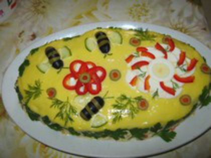 salata de boeuf - Idei de aranjare a platourilor pentru mese festive