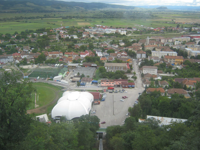 DEVA vazuta de sus - CETATI-Deva-Hunedoara-Alba Iulia