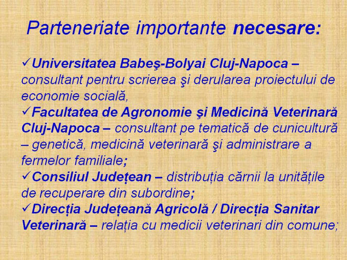 Slide23 - CUNICULTURA - intreprindere sociala