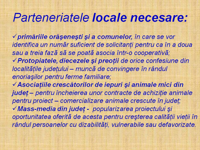 Slide24 - CUNICULTURA - intreprindere sociala