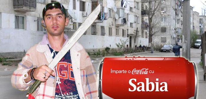 campanie-publicitara-in-ferentari-ldquo-imparte-o-coca-cola-cu-sabia-rdquo_size6 - HAHA CE POZE COCA COLA