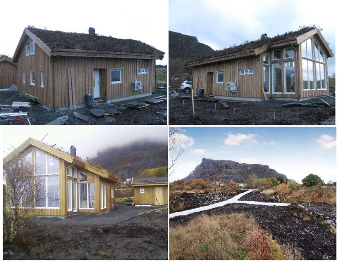 Norway   Sandvika Farstad - Lucrari Case de lemn