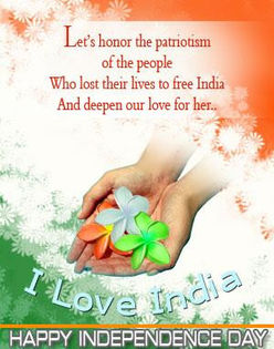 Ziua Indepedentei; Ziua Independentei in India este sarbatorita la 15 august, pentru a comemora independenta fata de regula britanica ai a nasterii sale ca o natiune suverana in acea zi dinn 1947. Principalul eveniment
