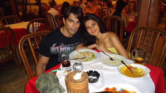 In GOA - Jennifer and Karan Singh Grover