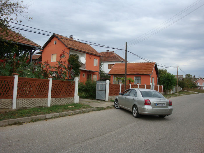 Marinel își introduce mașina în curte - Casa fratelui meu la Vajuga din Serbia