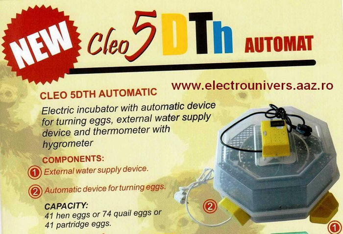 incubator automat oua; Totul despre incubatoare bune si incubare gasesti la www.electrounivers.aaz.ro
