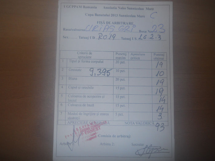 Ro 19 LG 23(F5); 93pct!!
tatal:super cap..Leipzig 2012!!
Femela mea PREFERATA!!!
