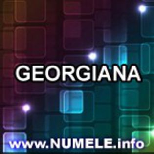 102-GEORGIANA porecla avatar - Avatar cu numele Georgiana