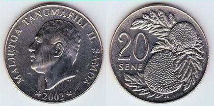 20 sene, 2000, 1051; Samoa
