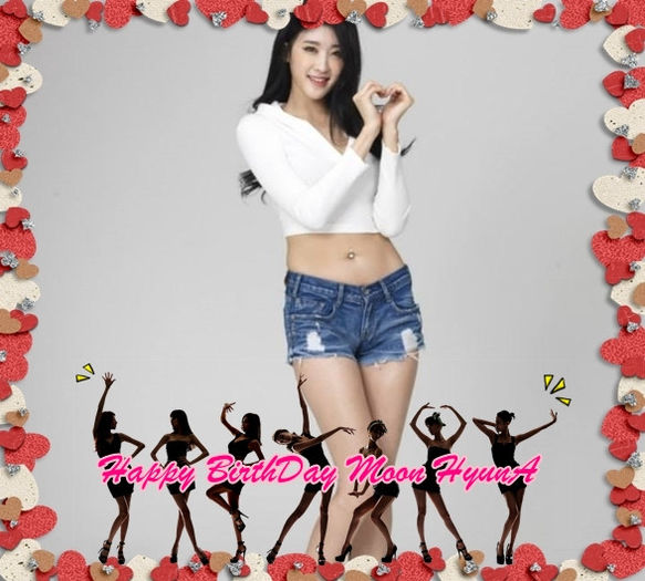 ＨＡＰＰＹ ＢＩＲＴＨＤＡＹ ＨＹＵＮＡ - GHI __ x - x Happy B-Day M_HyunA