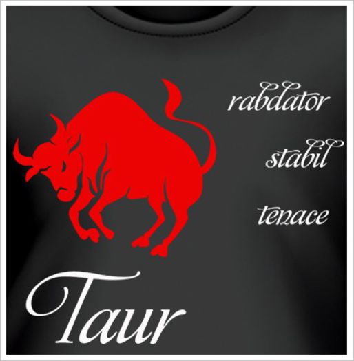 tricou_personalizat_zodiac_taur - Poze zodii