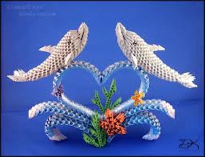 Dolphins - Origami