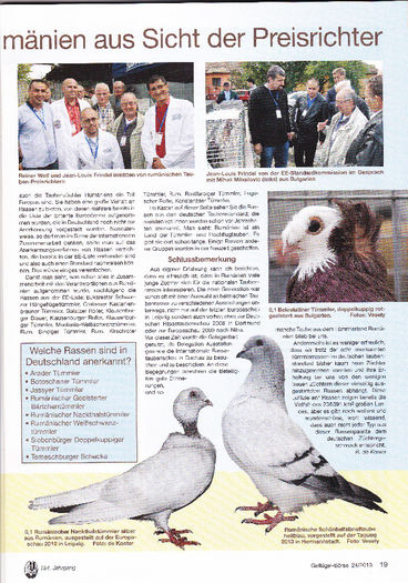 revista nationala a Germaniei - Sedinta Europeana de Arbitraj  SIBIU 2013