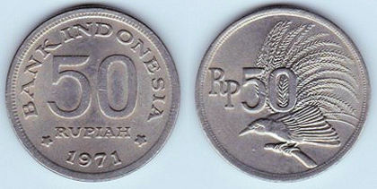 50 rupiah, 1971, 1128