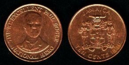 10 centi, 2003, Paul Bogle, 585 - America de Nord si Arhipelagul Caraibean