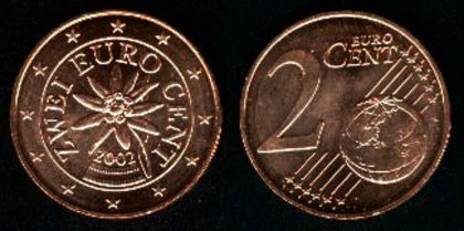 2 euro centi, Austria, 2002, 2.5 - Austria