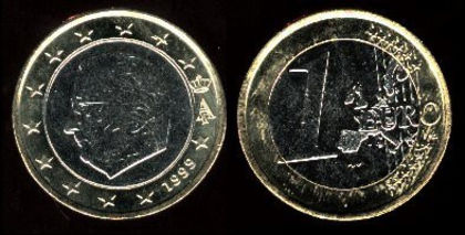 1 euro, Belgia, 2002, E2 - Belgia