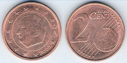 2 euro cent, 2004, 2.10 - Belgia
