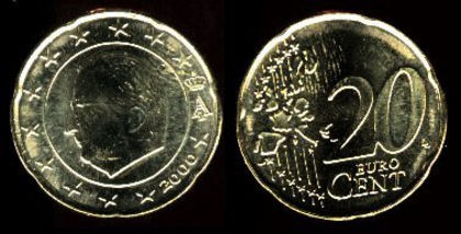 20 euro centi, Belgia, 2004, 20.3 - Belgia