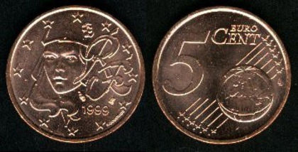 5 euro centi, Franta, 2006, 5.2