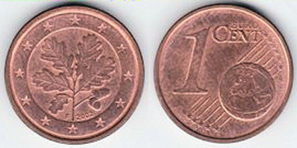 1 euro cent, 2010, 1.8 - Germania