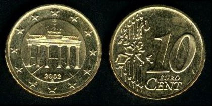 10 euro centi, 2003, Germania, 10.3 - Germania