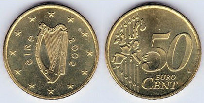 50 euro cent, 2002, 50.6 - Irlanda