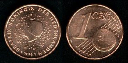 1 euro cent, 1999, 1.6 - Olanda