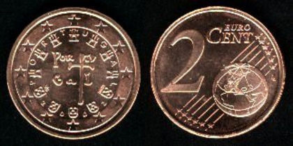 2 euro centi, Portugalia, 2002, 2.3 - Portugalia