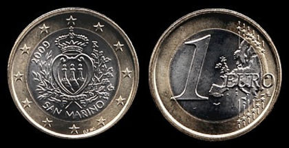 1 euro , San Marino, 2012, E9 - San Marino
